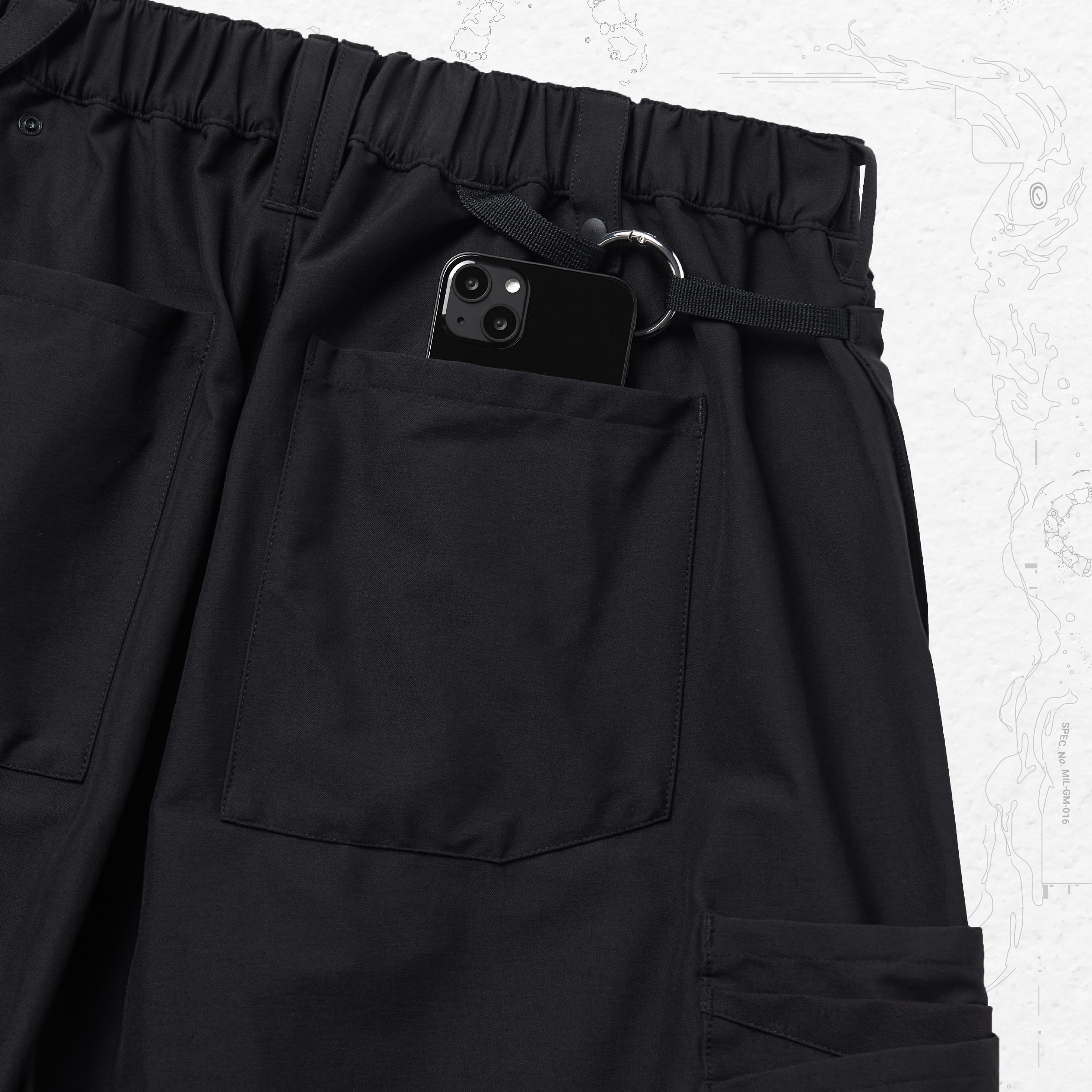 MOX-01” - G-pcore Utility M Shorts - Shadow