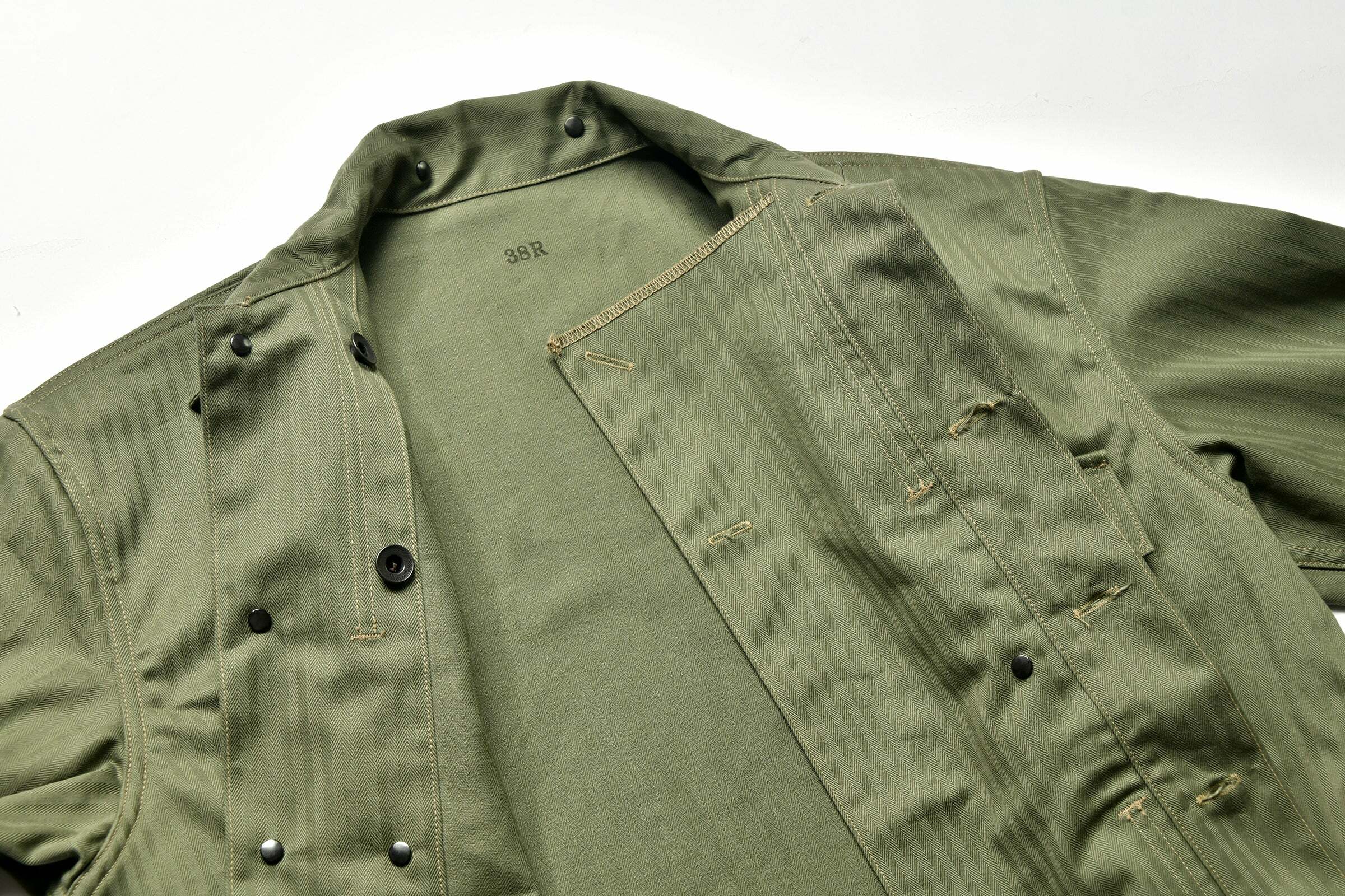 THE REAL McCOY'S P-44 UTILITY COATサイズ40 The Real McCoy's P-44 Utility Coat - Sage Green – Standard