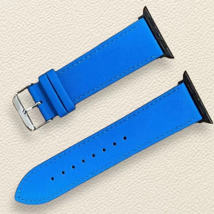 蘋果皮錶帶 - 全粒面塗飾皮革