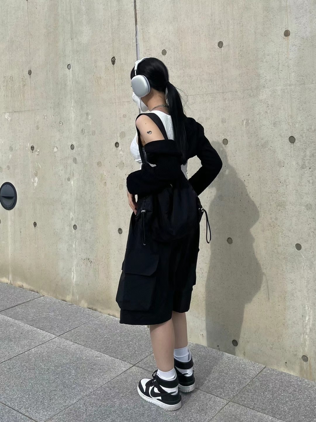 🇰🇷韓國 側口袋 寬鬆 尼龍 工裝 短褲 五分褲