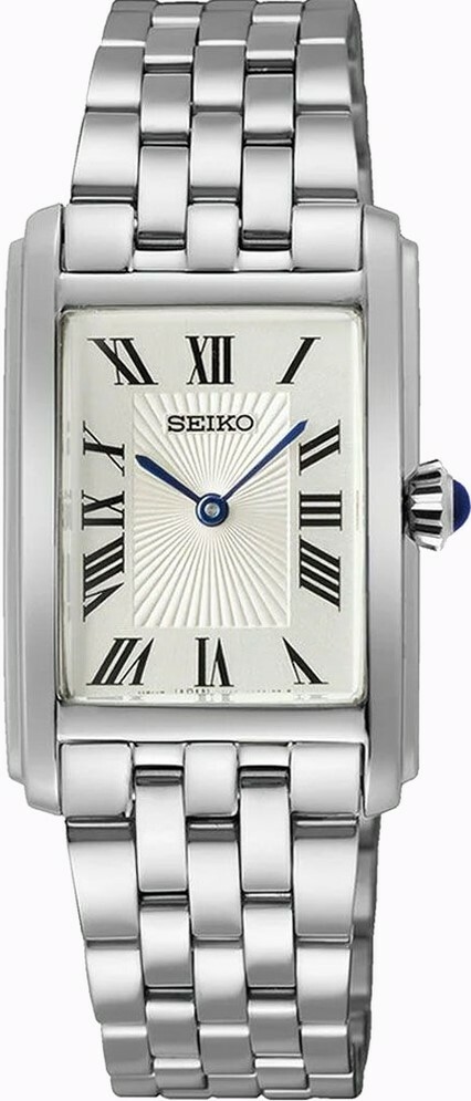萬年鐘錶 - SEIKO  CS系列  羅馬經典長方形女錶   SWR083P1 / 4N30-00M0S  錶徑22MM