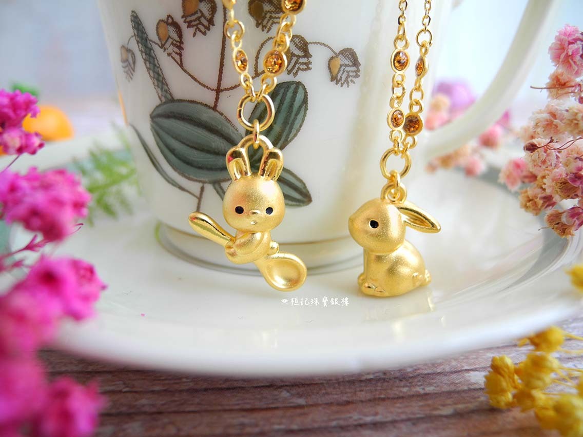 小萌兔/好命小兔 黃金項鍊