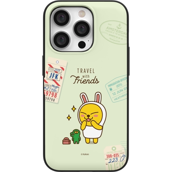 Kakao Friends - Door Card Case - 插卡槽雙層防撞手機保護殼 16 S25 S2