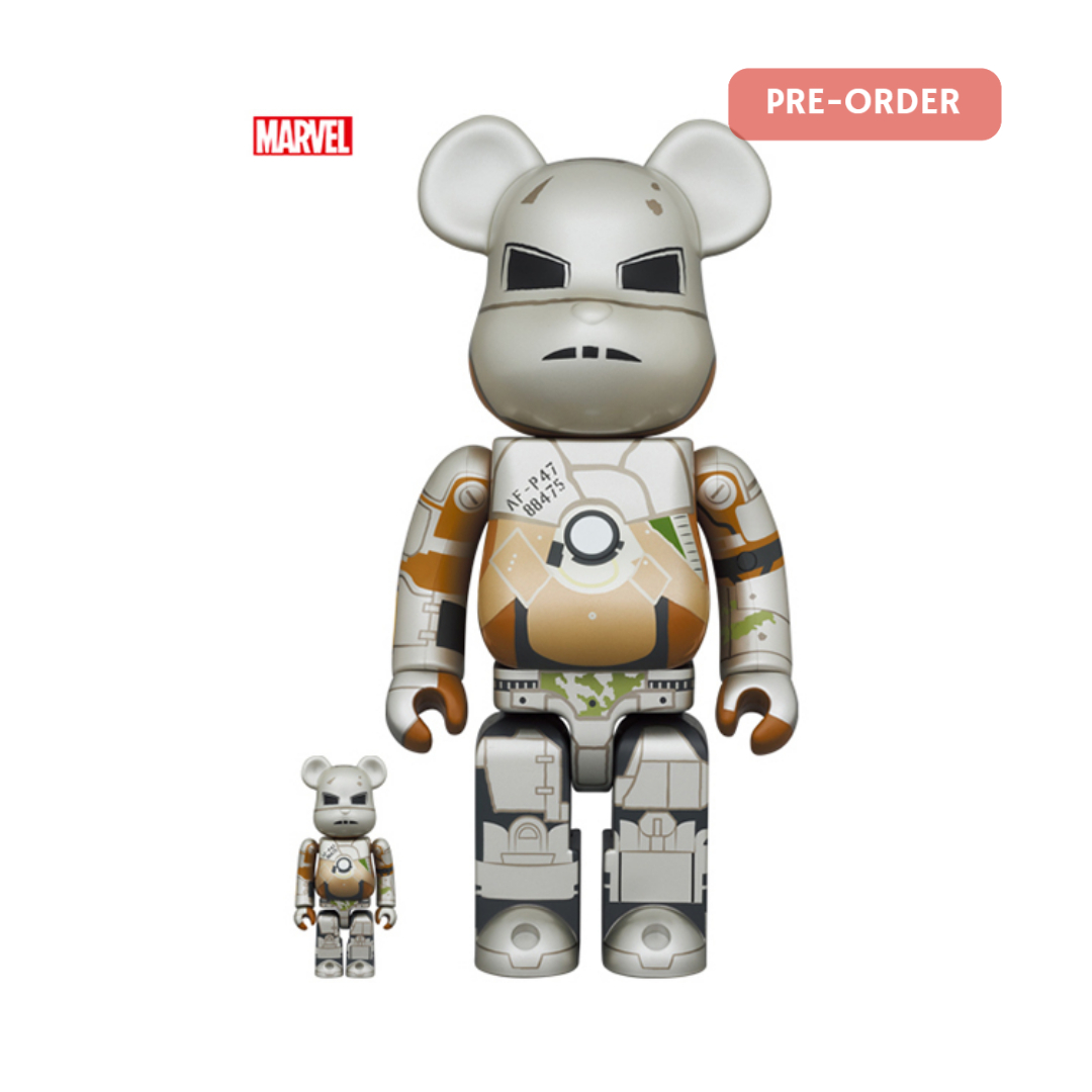BE@RBRICK IRON MAN MARK Ⅰ 100％＆400％
