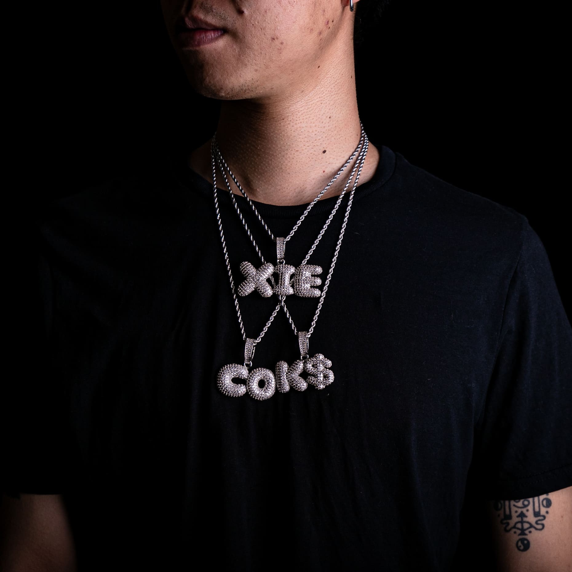 客製化泡泡字體 (A-Z) 字母墜飾