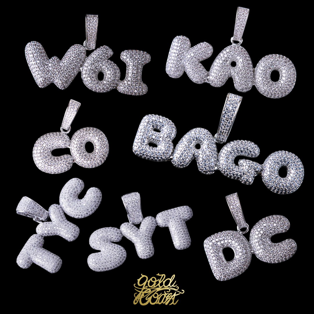 客製化泡泡字體 (A-Z) 字母墜飾