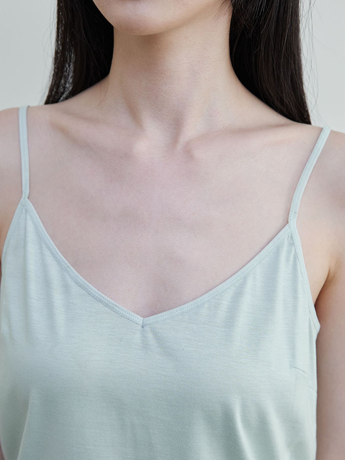 森呼吸細肩帶背心-竹酒