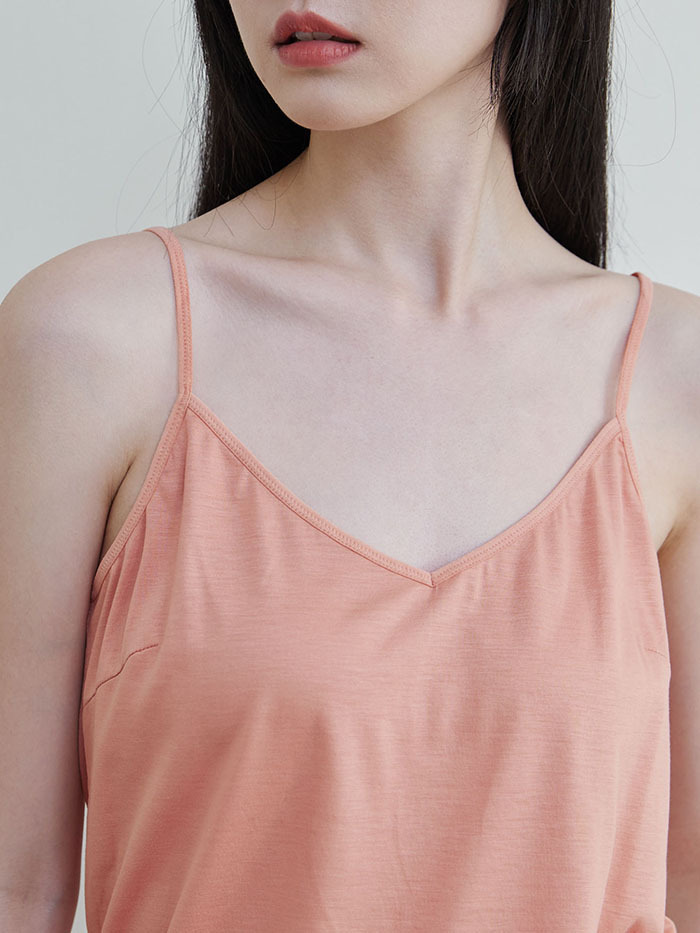 森呼吸細肩帶背心-橘子糖