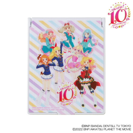 Pbandai 預訂2023/9月 AIKATSU！10th ANNIVERSARY 摺鏡