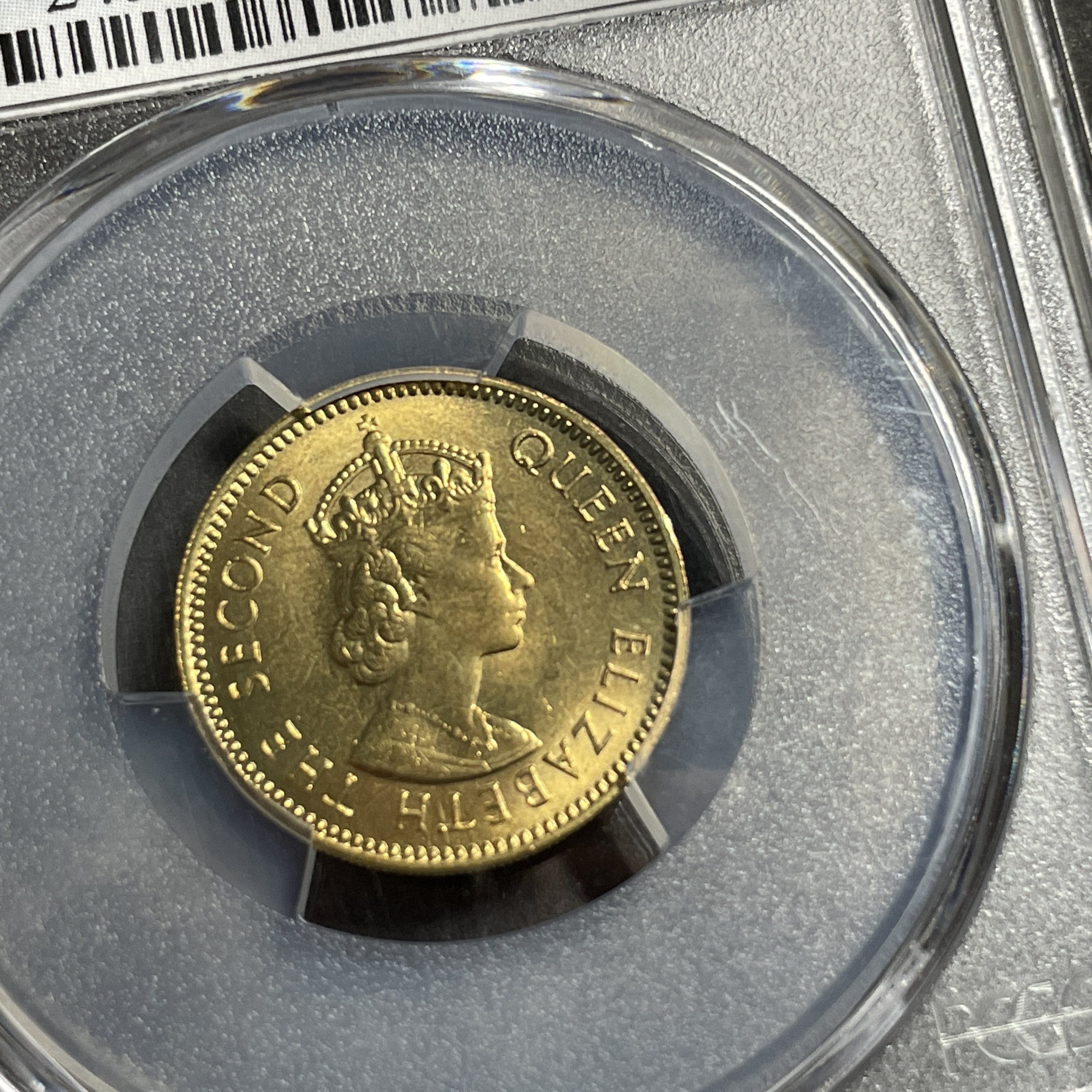 1968 Elizabeth II Ten cents (PCGS MS65)