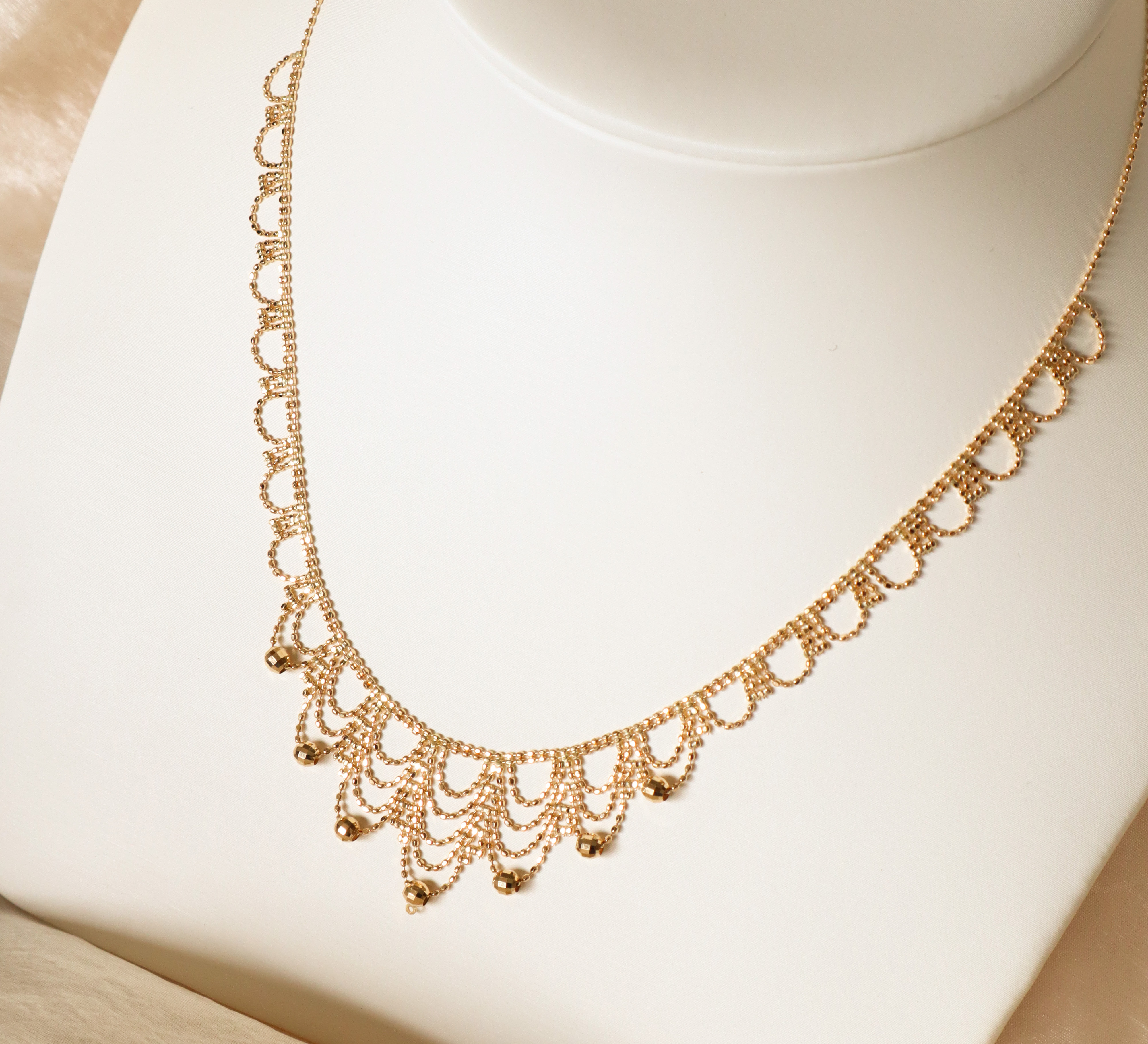 18K/日本設計款系列-雍容之華項鍊