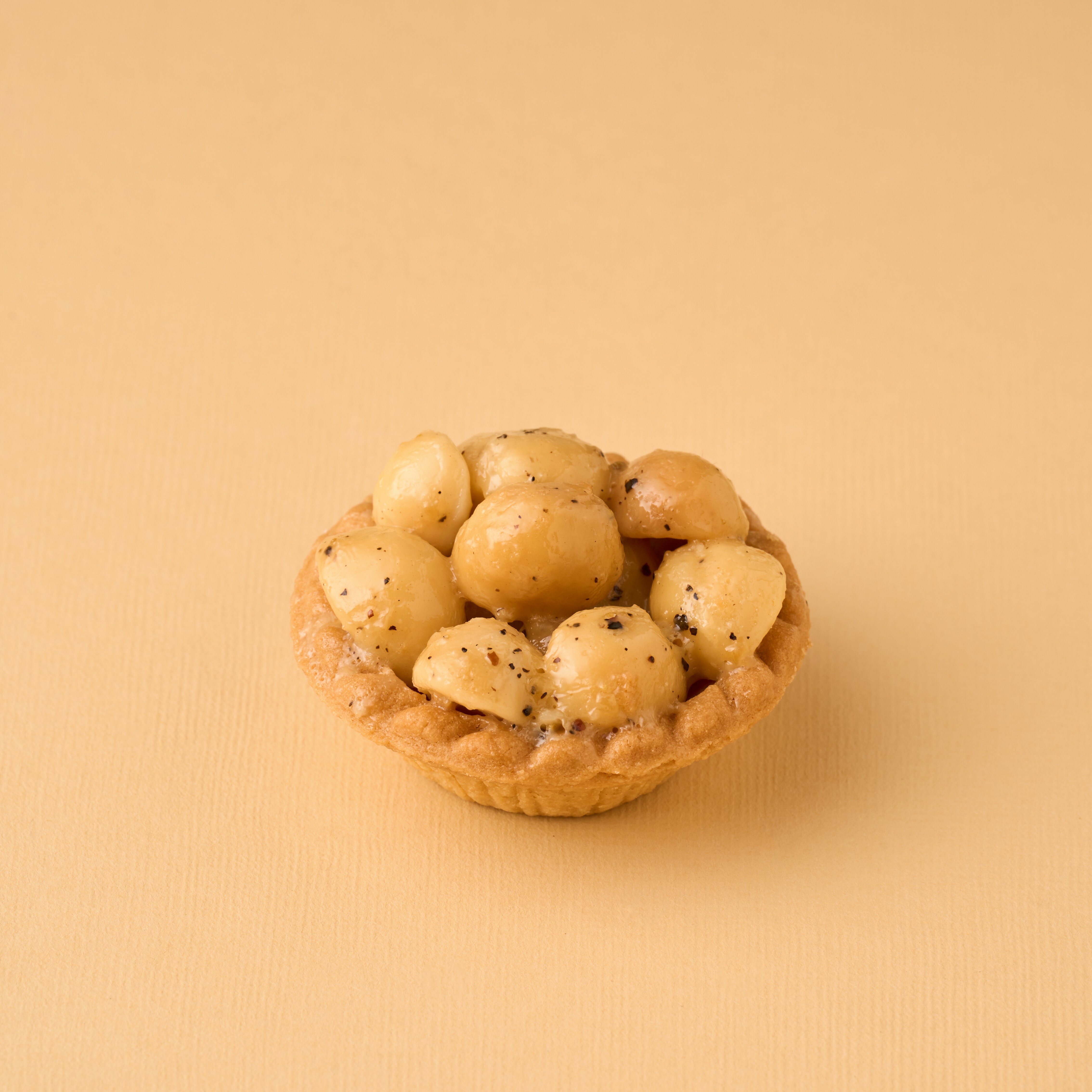 蒜香黑胡椒夏威夷豆堅果塔