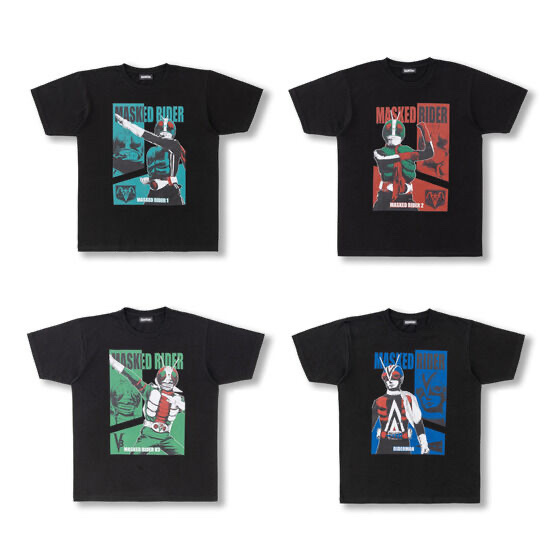 Pbandai 預訂2023/9月 Kamen Rider 昭和Tee(全16種）