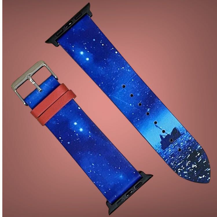 蘋果皮革印花錶帶 - 圖案 PP1146