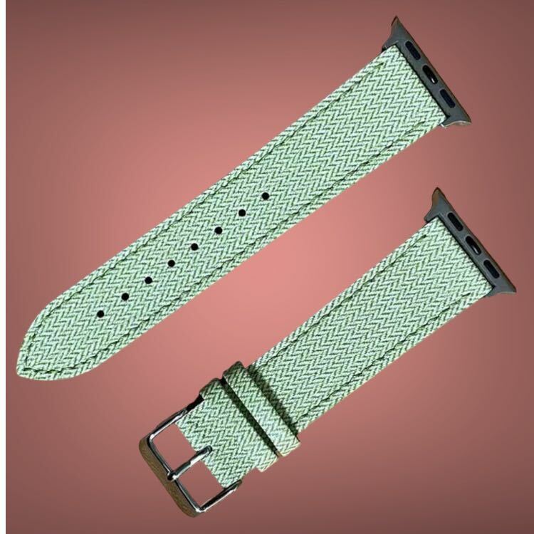 蘋果皮革印花錶帶 - 圖案 V6005