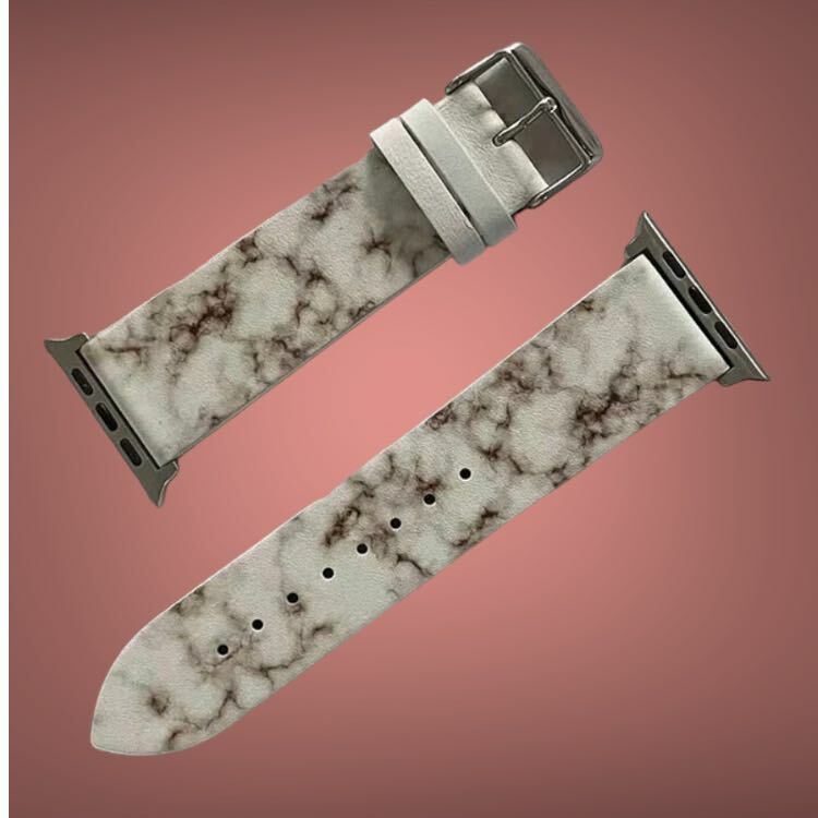 蘋果皮革印花錶帶 - 圖案 V6010