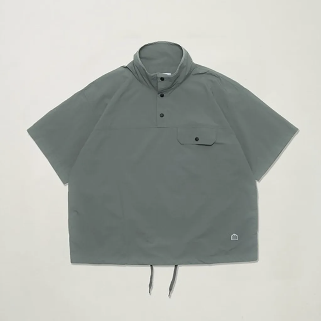 GOODTIMES Half Snap Pullover Shirt藍色