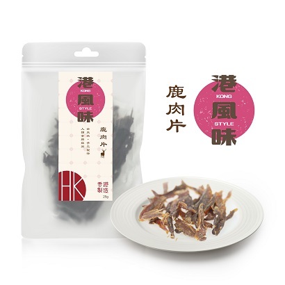 ※$120 @ 4包※[香港製造]港風味 KONG STYLE 鹿肉片 35g (貓狗合用)