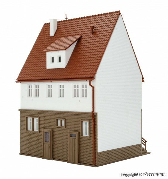 Vollmer 43870 HO-scale Erotic store with interior and LED lighting, functional kit