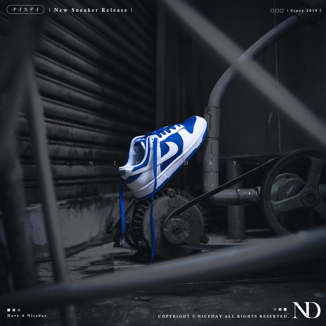 NICEDAY 現貨 Nike Dunk Low 反轉 肯塔基 白藍 男女尺寸 DD1391-401