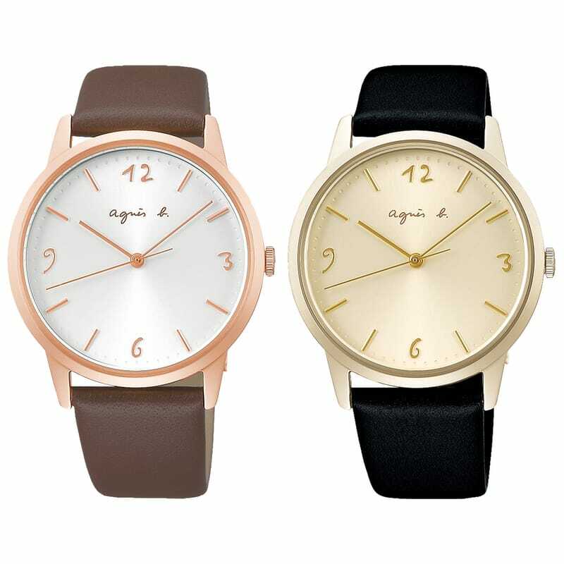 男士手錶品牌推薦-agnes b. marcello手寫時標簡約腕錶(型號 VJ21-KCP0J／VJ21-KCP0K)