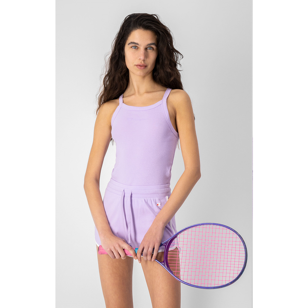 女款-LEGACY經典LOGO削肩坦克背心-淡紫色（116121-VS022）