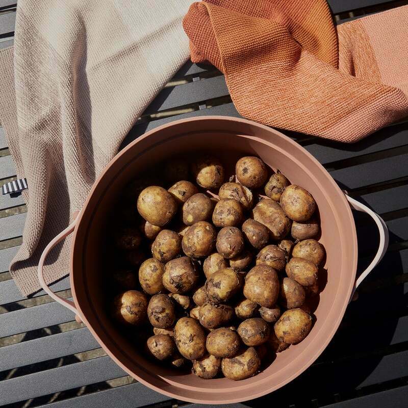 OYOY Mio 多功能矽膠籃 / 焦糖橘