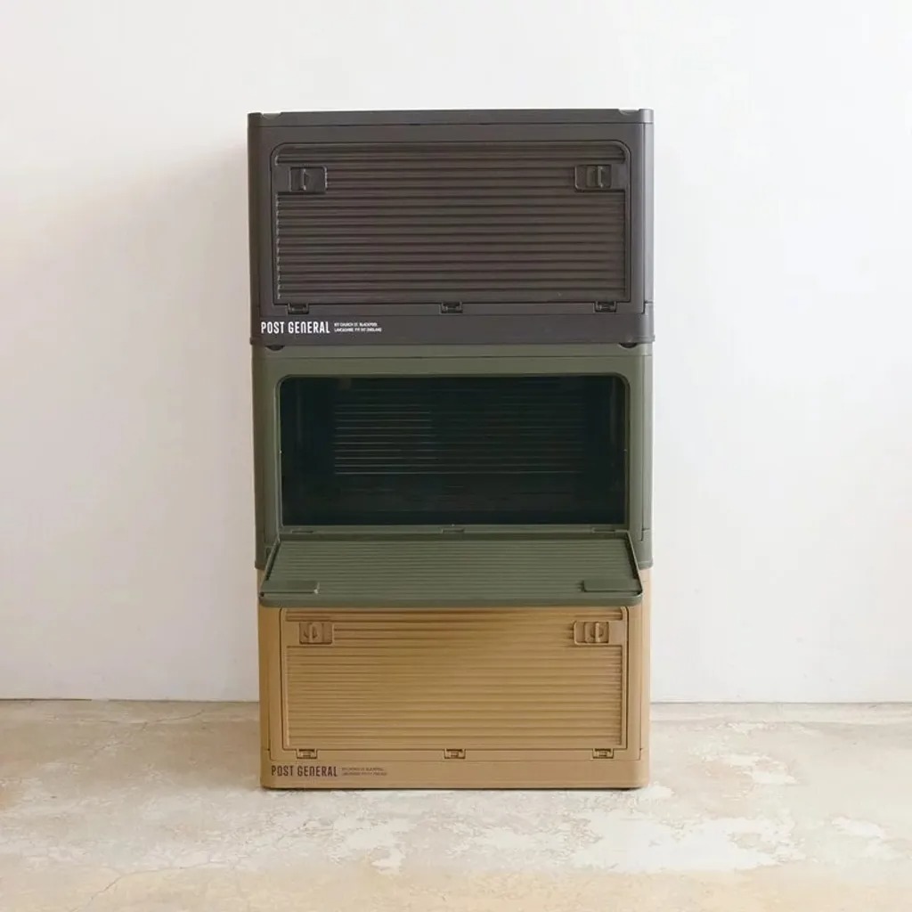 POST GENERAL - 軍風折疊側開收納箱  三色