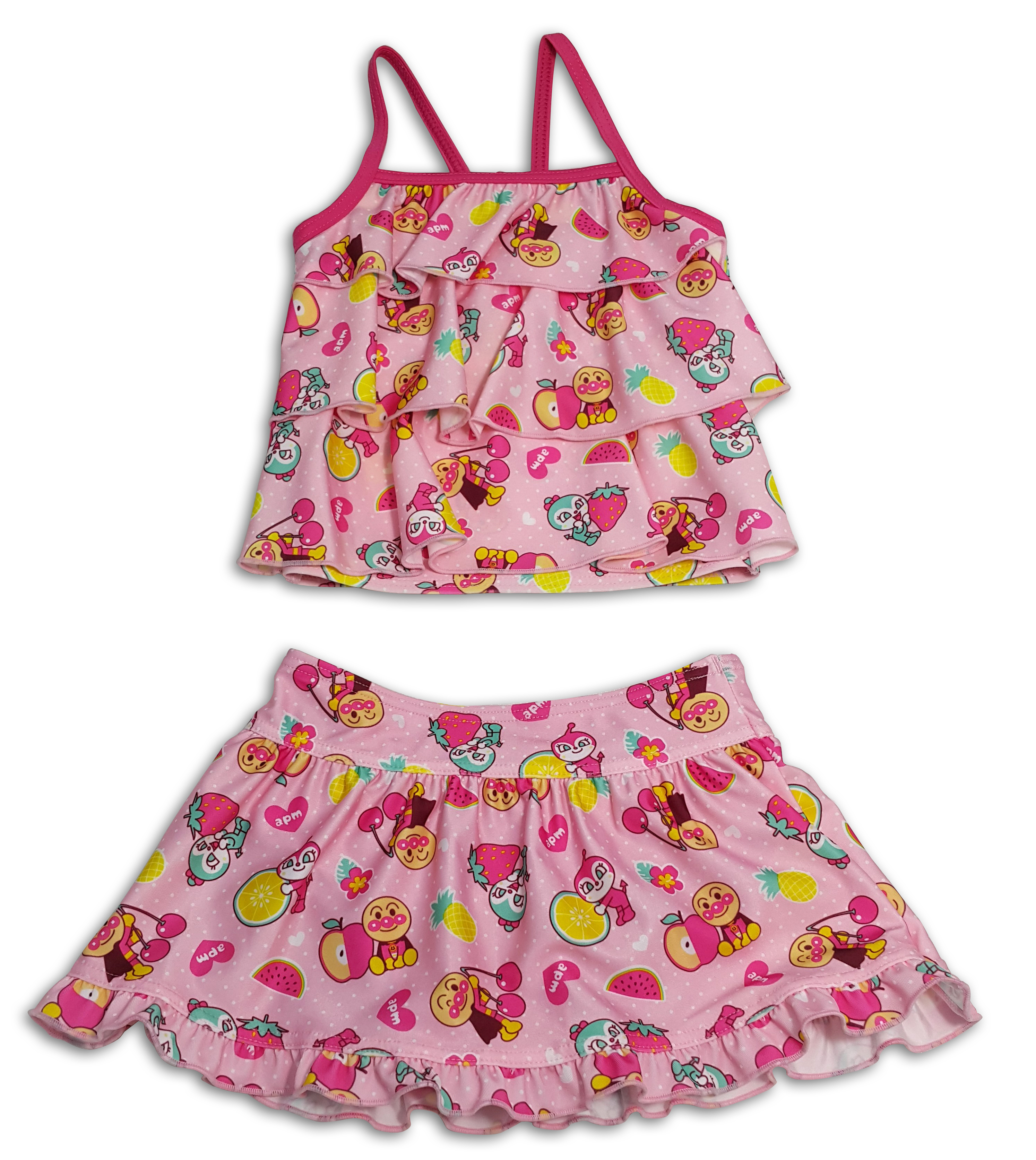 麵包超人 女孩二件式泳裝 - 粉 (80 / 90 / 95 cm)