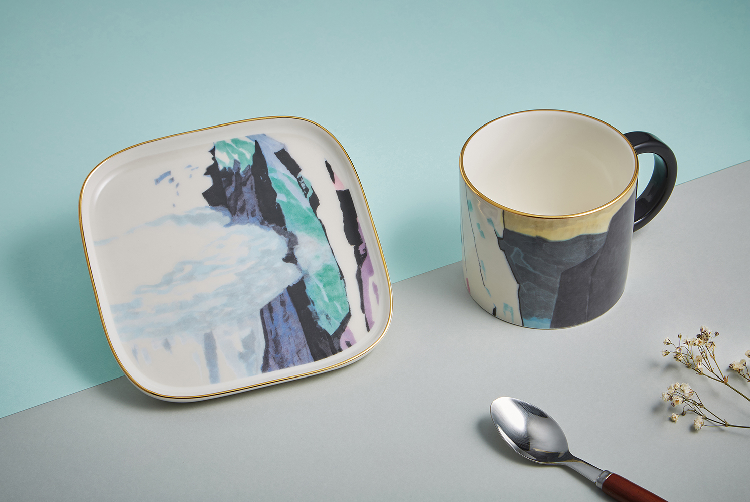 馬白水 大魯閣之美 冬景