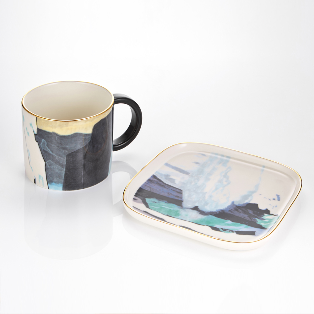 馬白水 大魯閣之美 杯盤組(冬景)