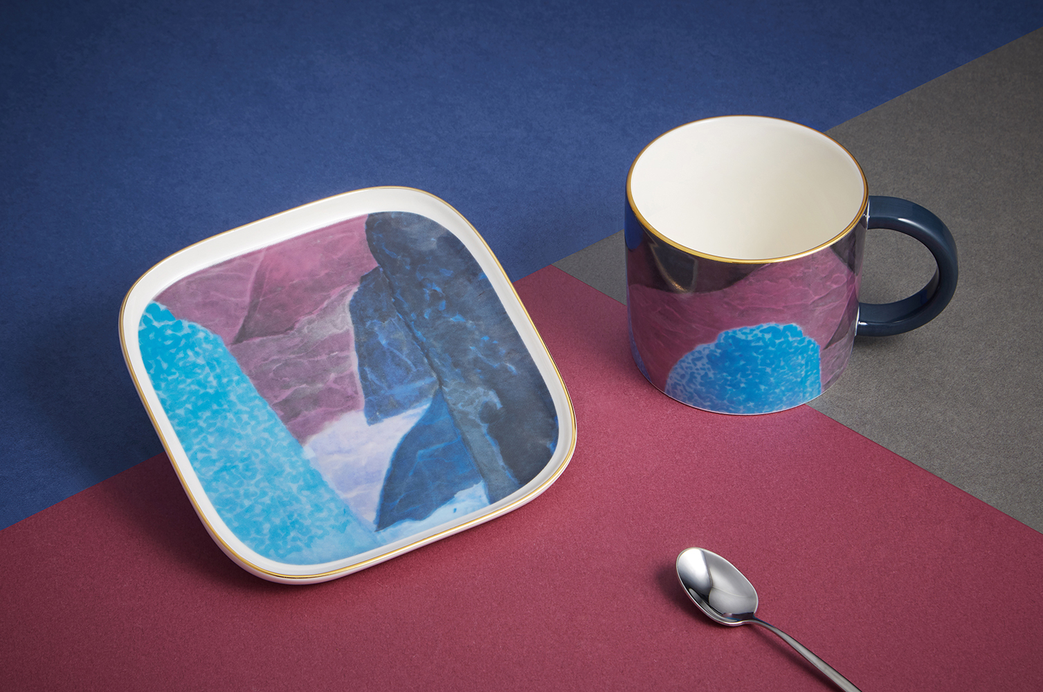 馬白水 雲遊幻境杯盤組(夜)