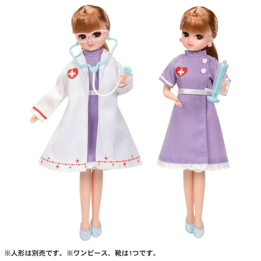 Takara Tomy Licca Dress - LW-14 醫生&護士服裝