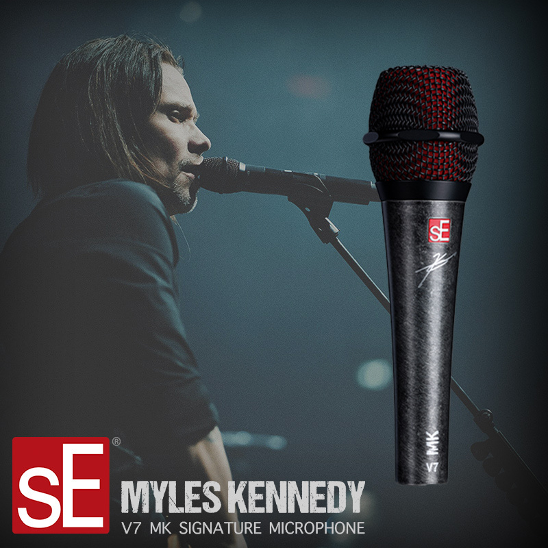 Myles Kennedy 簽名款 SE Electronics V7 MK 人聲用 動圈式 麥克風