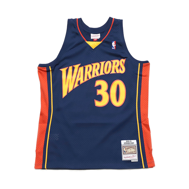 Mitchell & Ness NBA 球迷版球衣 Stephen Curry 2009-10 Road 勇士 藍 MNSWJ-G271R [台灣現貨]