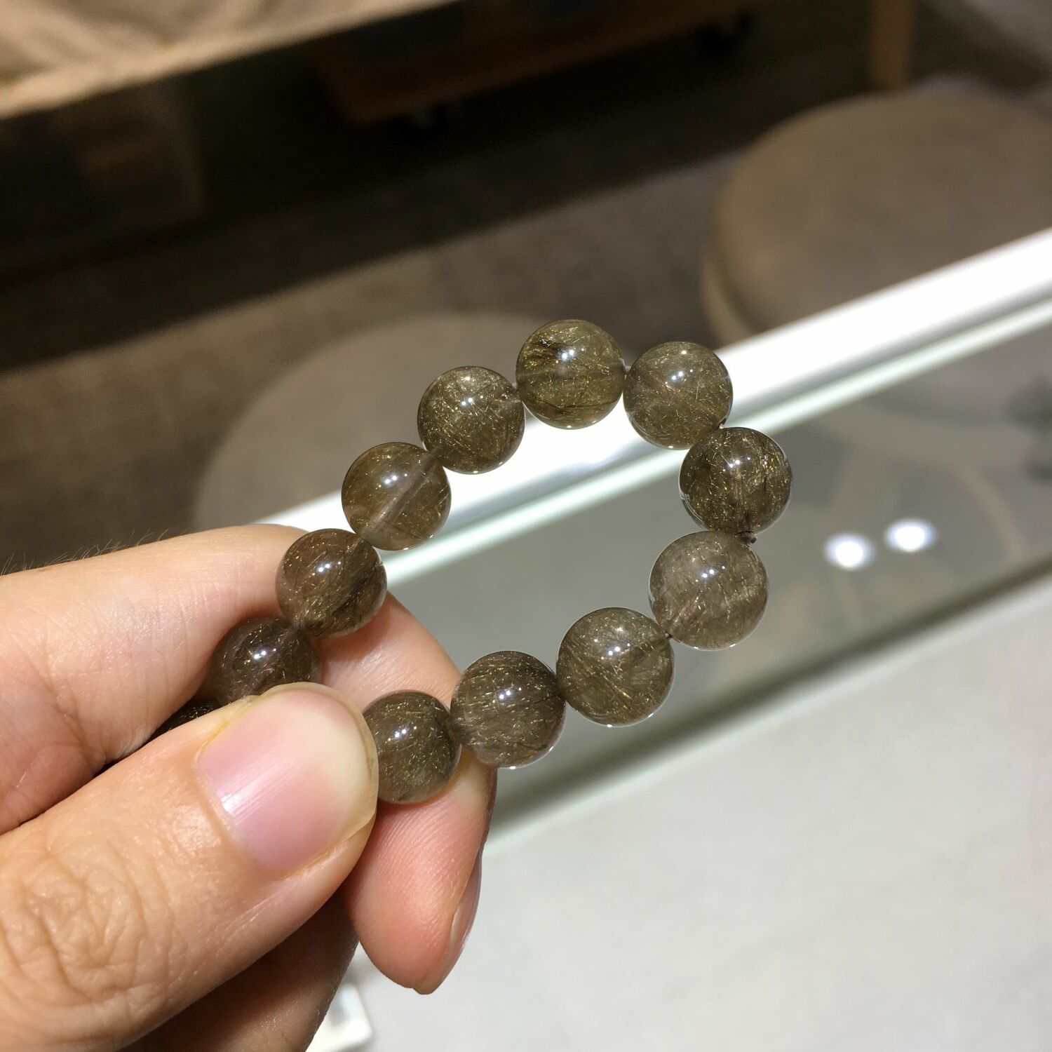 魔鬼髮手串 35117 9.5mm