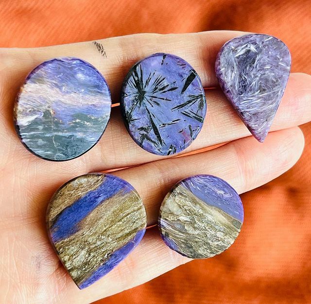 [原石] 紫龍晶 水晶墜面