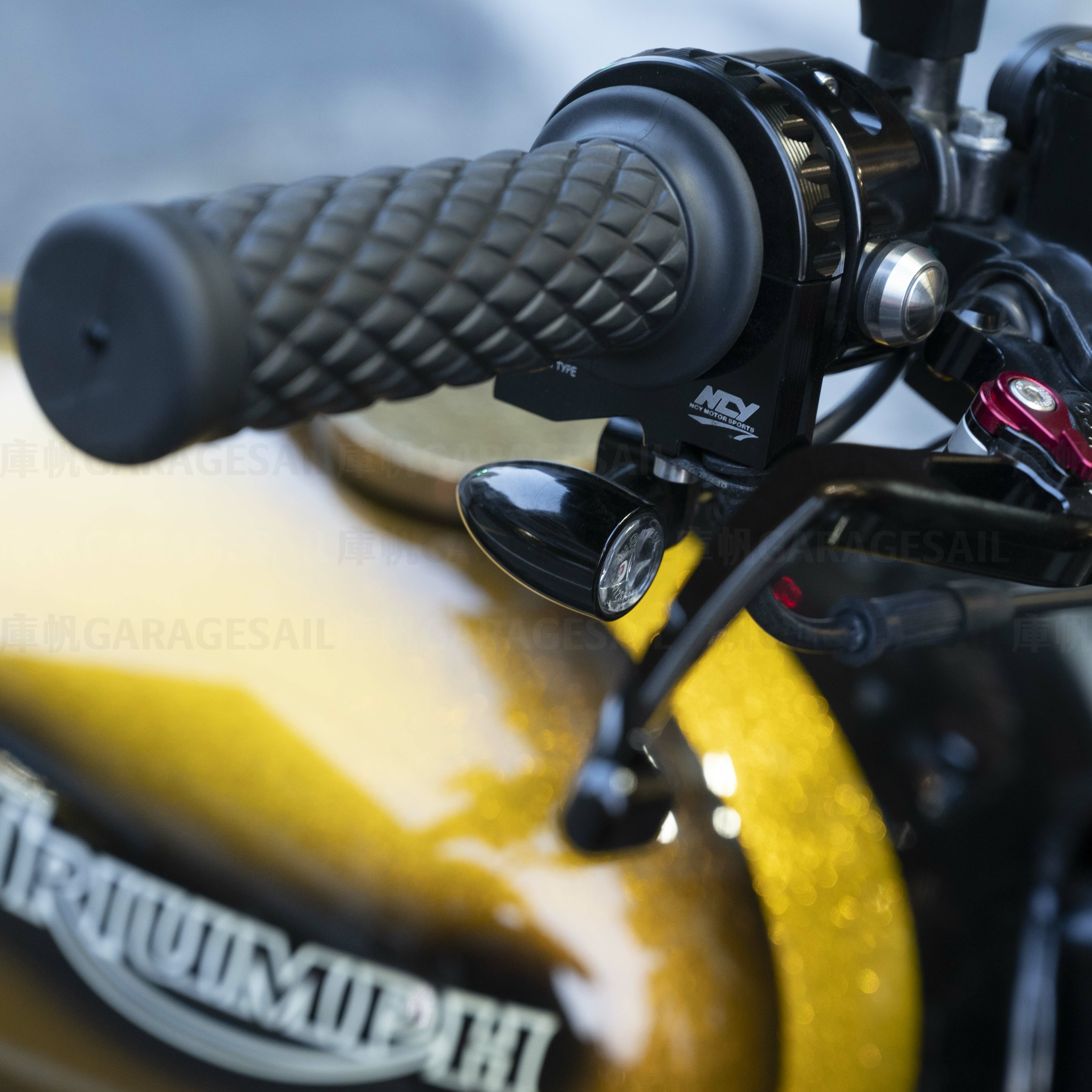 LED 微型 方向燈 尖子彈 黑