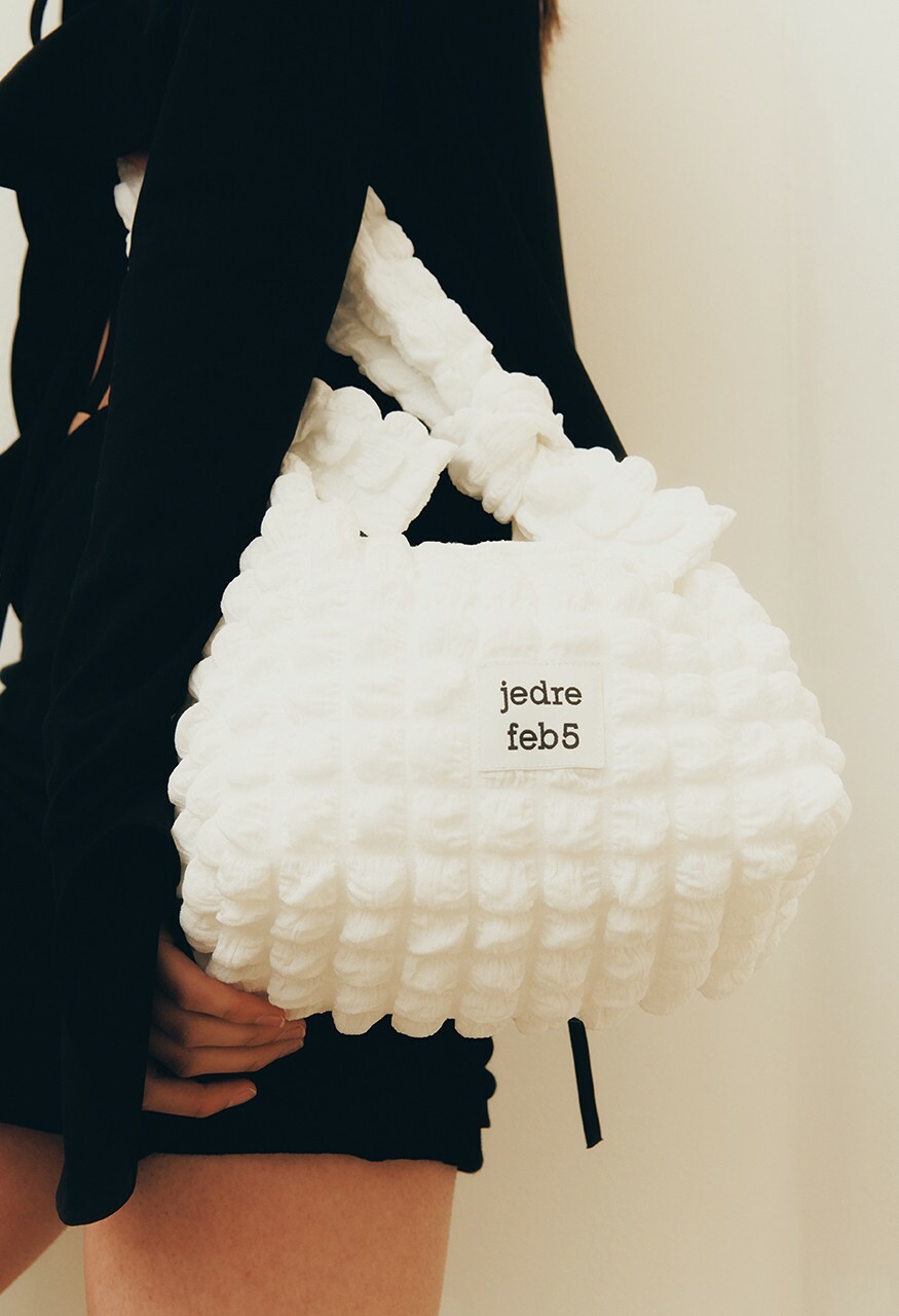 【Luxury】韓國代購 JEDREFEB5 CROIFFLE MINI BAG  迷你雲朵包 爆米花包 多色 多功能兩用包 多用途 耐塞耐裝 單肩包 斜跨包