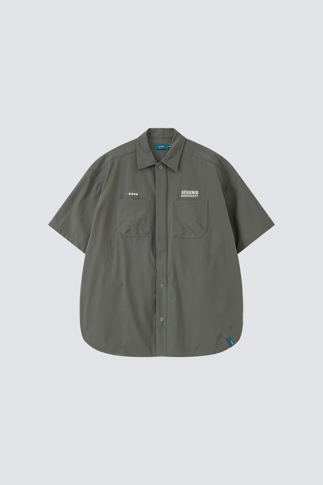 (Limited Product) Neighbor x Fumble Oversize Shirt｜Green｜Hong Kong Original Design