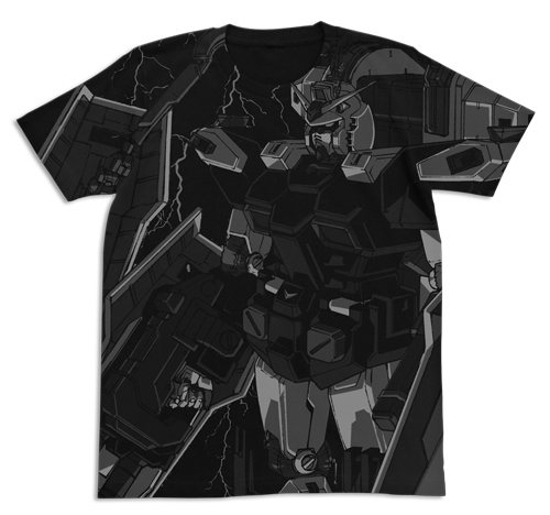 Cospa 0519 フルアーマーガンダムオールプリントTシャツ [機動戦士ガンダム サンダーボルト] BLACK