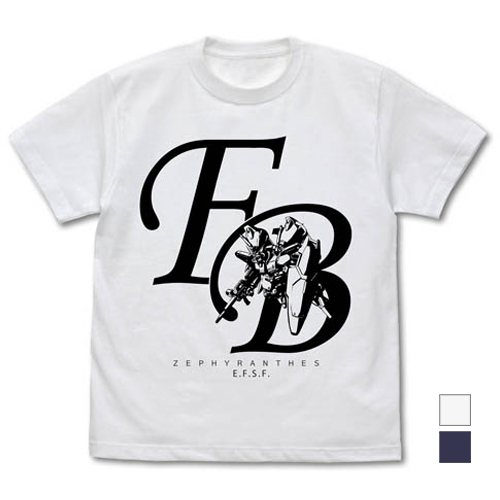 Cospa 0519 GP01フルバーニアン Tシャツ [機動戦士ガンダム0083] WHITE