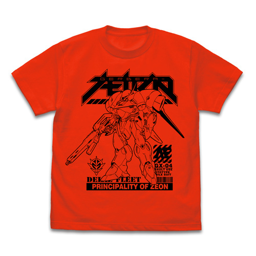 Cospa 0519 ガーベラ・テトラ Tシャツ [機動戦士ガンダム0083] HIGH RED