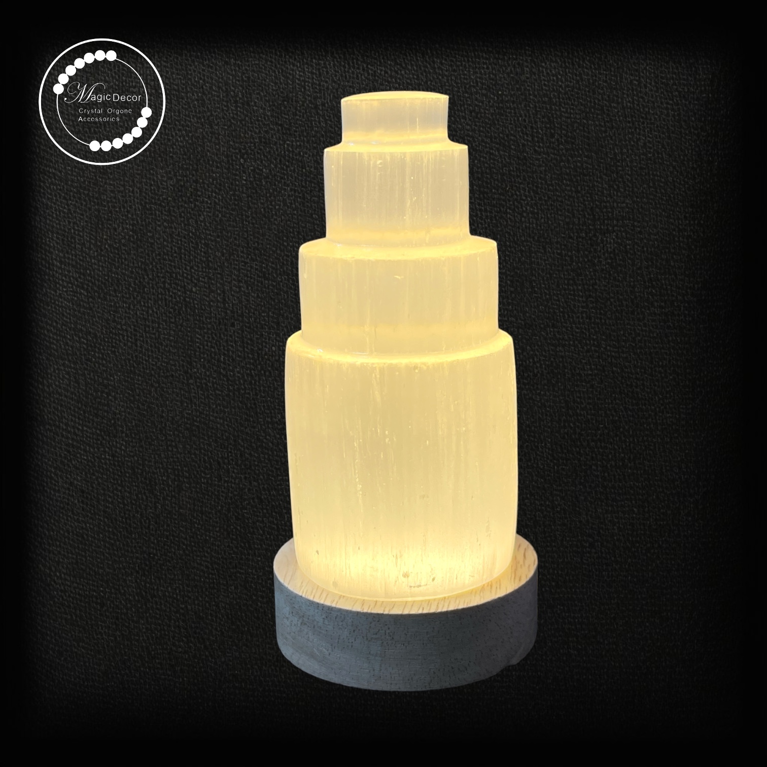 透石膏蛋糕塔+燈座