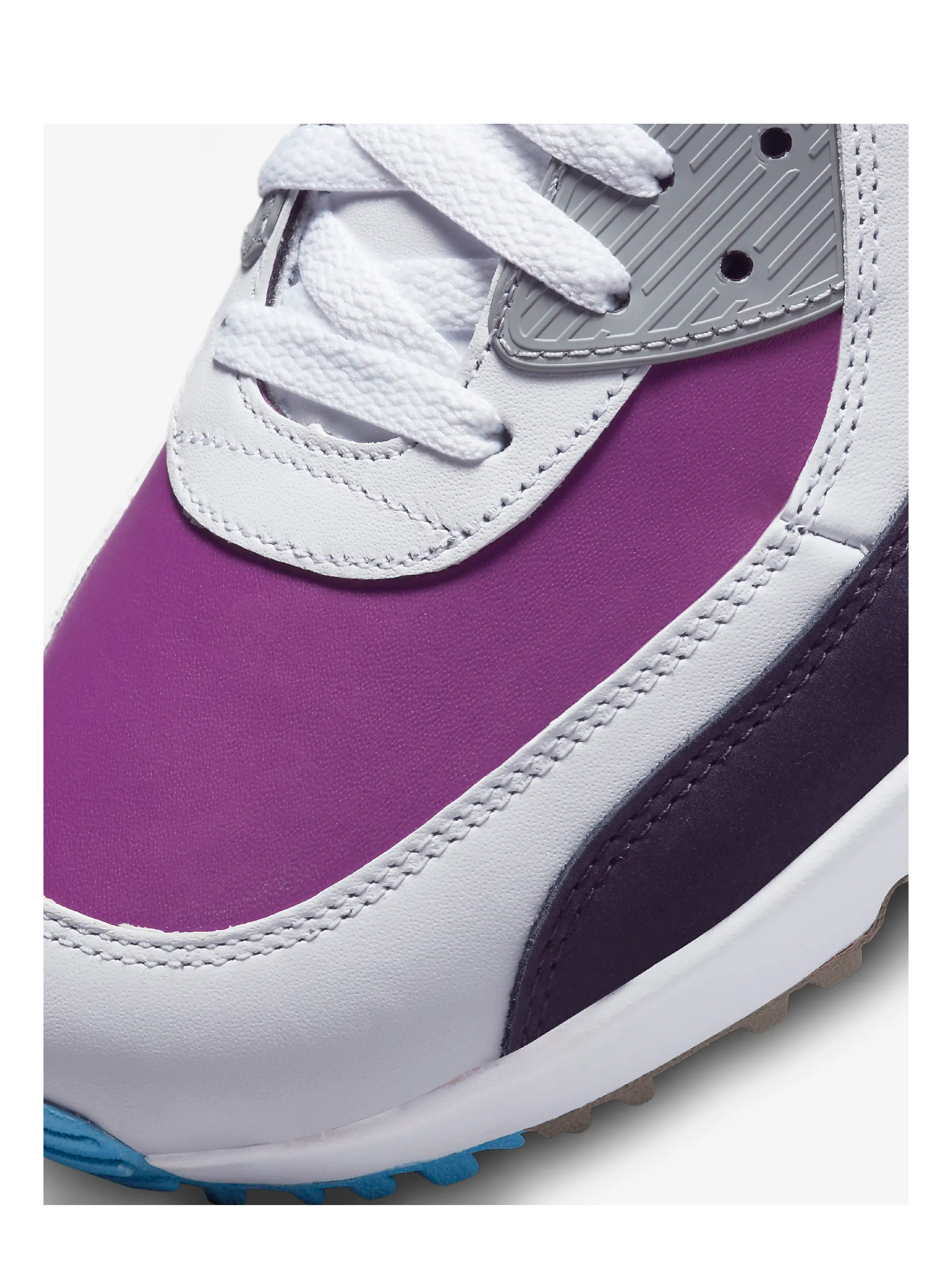 NIKE【男女同款】Air Max 90 G NRG 高爾夫球鞋(無釘/紫白) #DQ4128-155