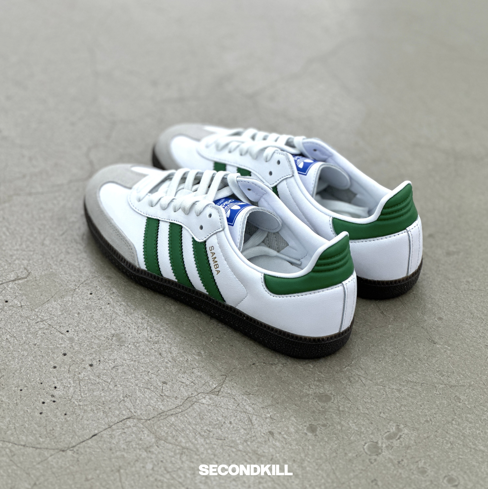Adidas Samba White Green | IG1024