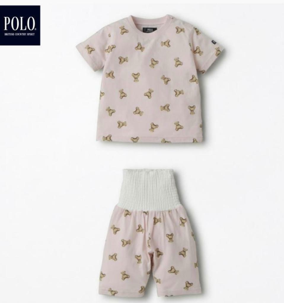 (現貨) 🇯🇵100%日本直送Polo Baby 100%棉家居服set