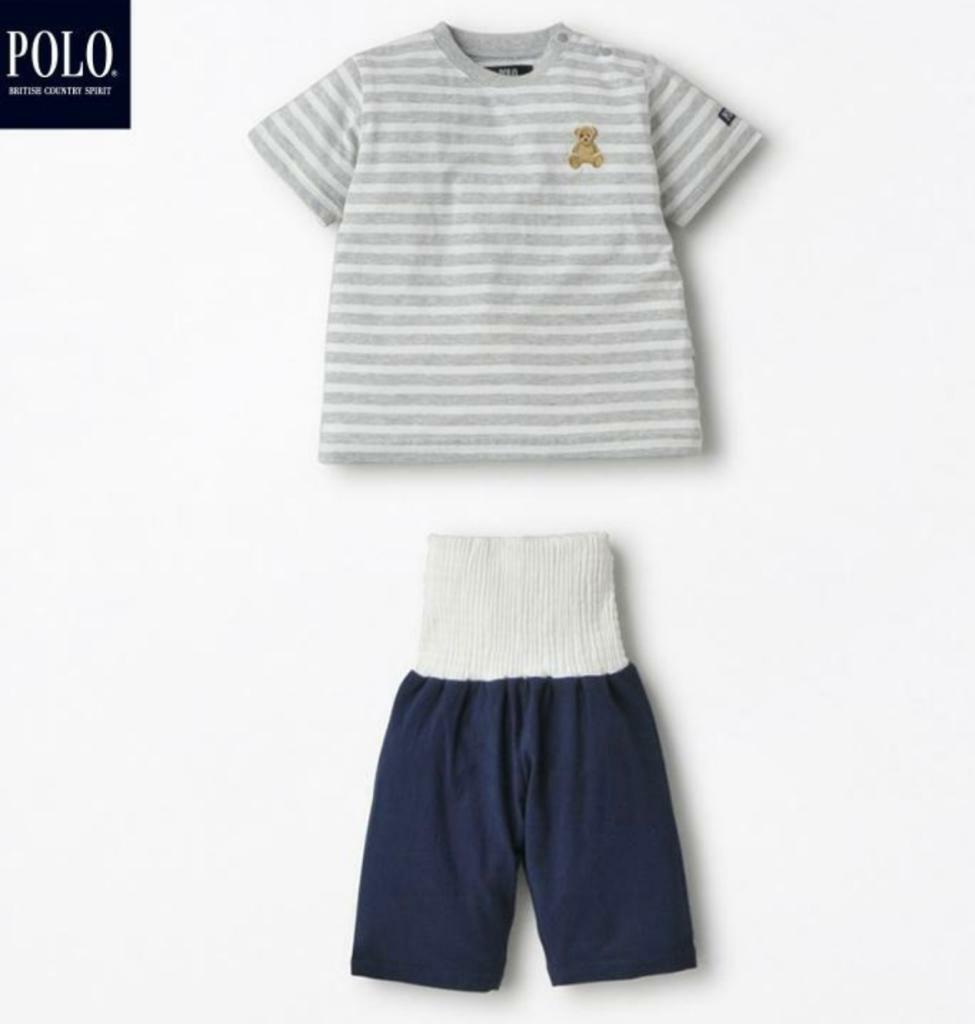 (現貨) 🇯🇵100%日本直送Polo Baby 100%棉 家居服/ 睡衣set