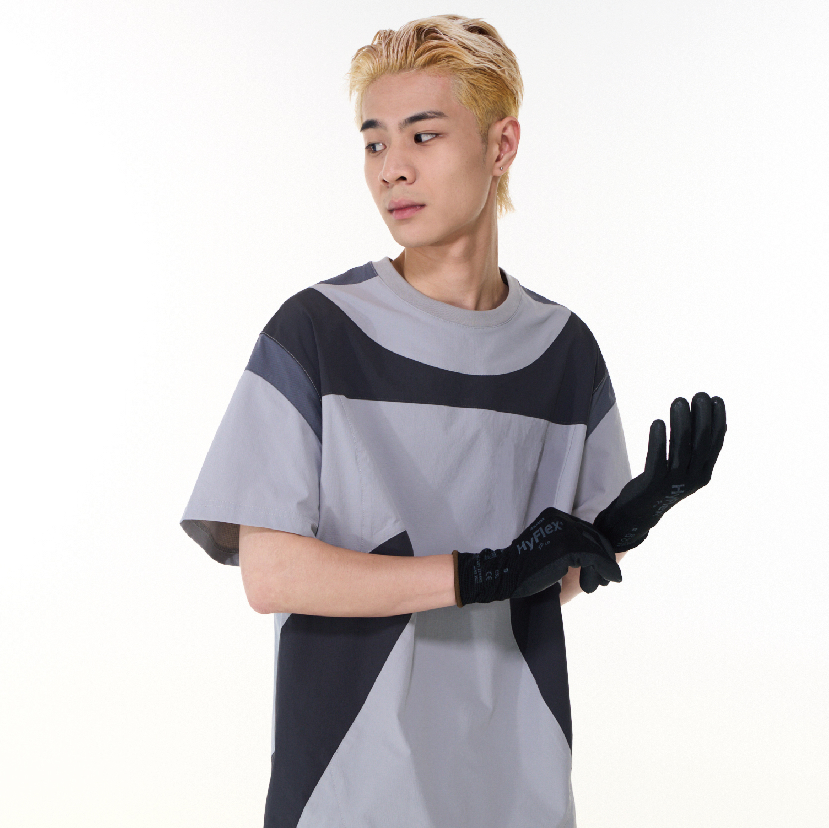 PUPIL TRAVE 速乾拼色運動短袖T卹