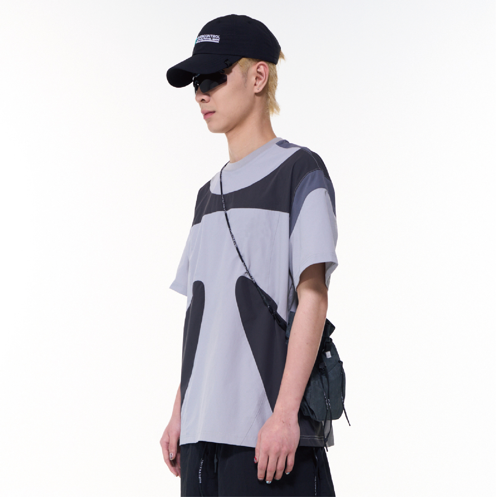 PUPIL TRAVE 速乾拼色運動短袖T卹